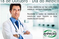 Ahpaceg - Parabéns, médicos!