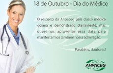 18 de Outubro – Dia do Médico: Parabéns!